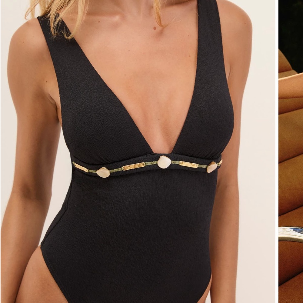 ViX Paula Hermanny Edith One-Piece Swimsuit, SIZE LARGE - Picture 4 of 9
